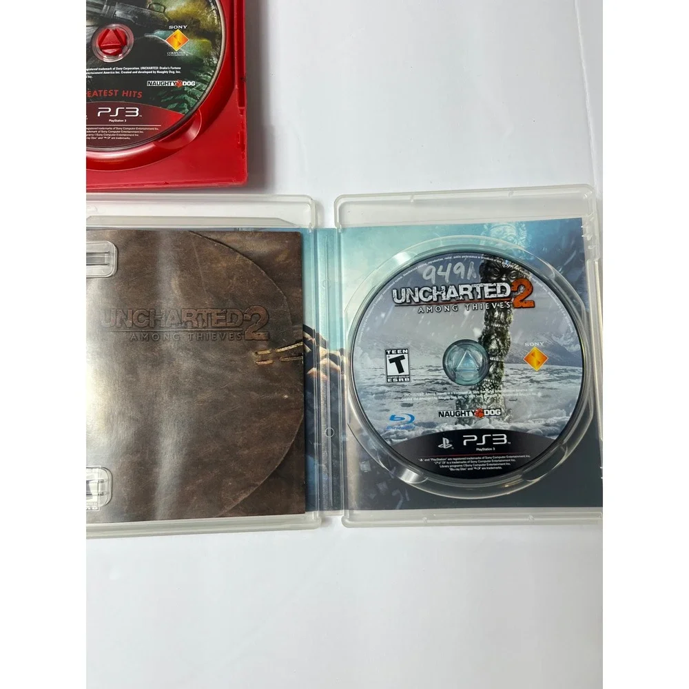 Uncharted Trilogy PS3 Games Bundle Drakes Fortune 2 Among Thieves 3 Deception